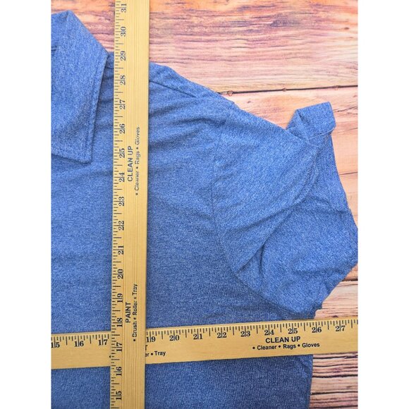01.Algo Mens Quick Dry Polo XXL Blue - Incredibly Soft - Picture 6 of 6